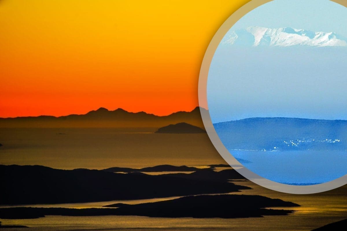 NESVAKIDAŠNJI PRIZOR Italija se mogla za vikend vidjeti kao na "dlanu", jasno se razaznao čak snijeg na Apeninima