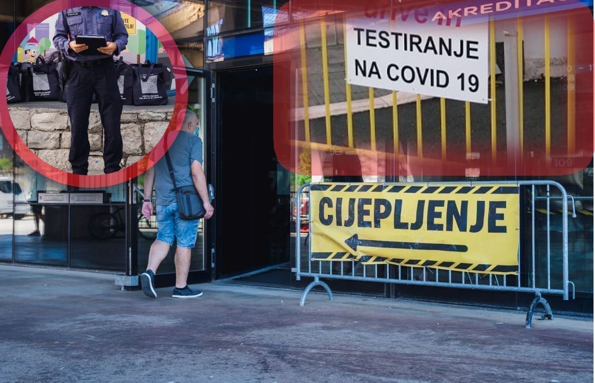 NAPETO U SPLITU Policija prisutna na punktovima za testiranje na Turskoj kuli, jučer se dogodio incident