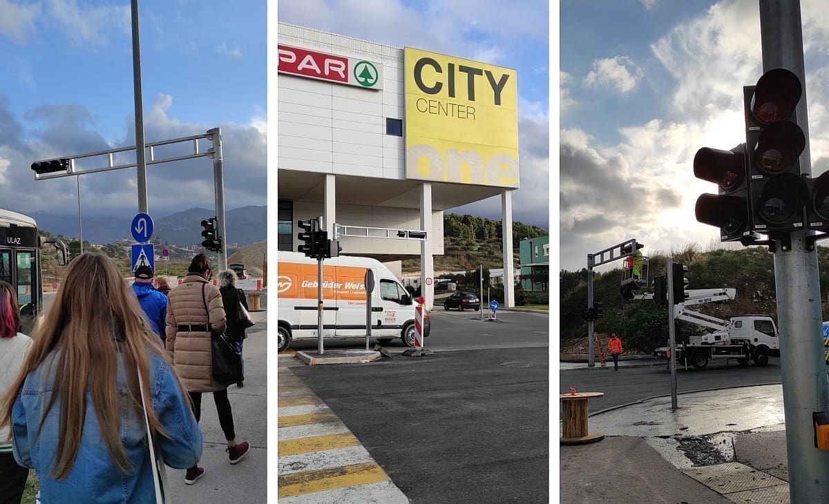 CITY CENTER SE "OKITIO" SEMAFORIMA Sve je spremno za otvaranje prometnice koja se čekala godinama, a na Google kartama još - ne postoji!