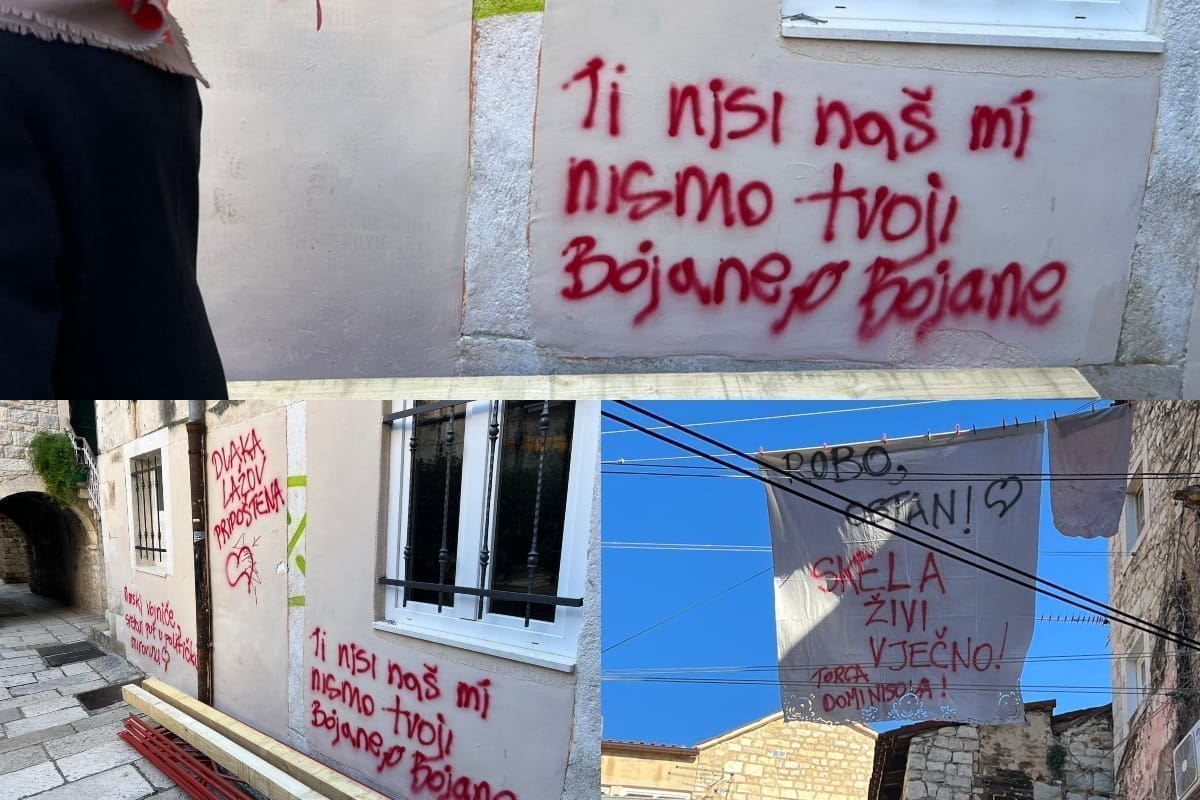GET 'IŠARAN' GRAFITIMA: "Skela živi vječno. Torca Dominisova"