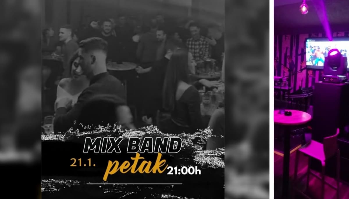 GLAZBA UŽIVO UZ MIX BAND Ovog petka rezervirajte mjesto u caffe baru Štacija u centru Splita