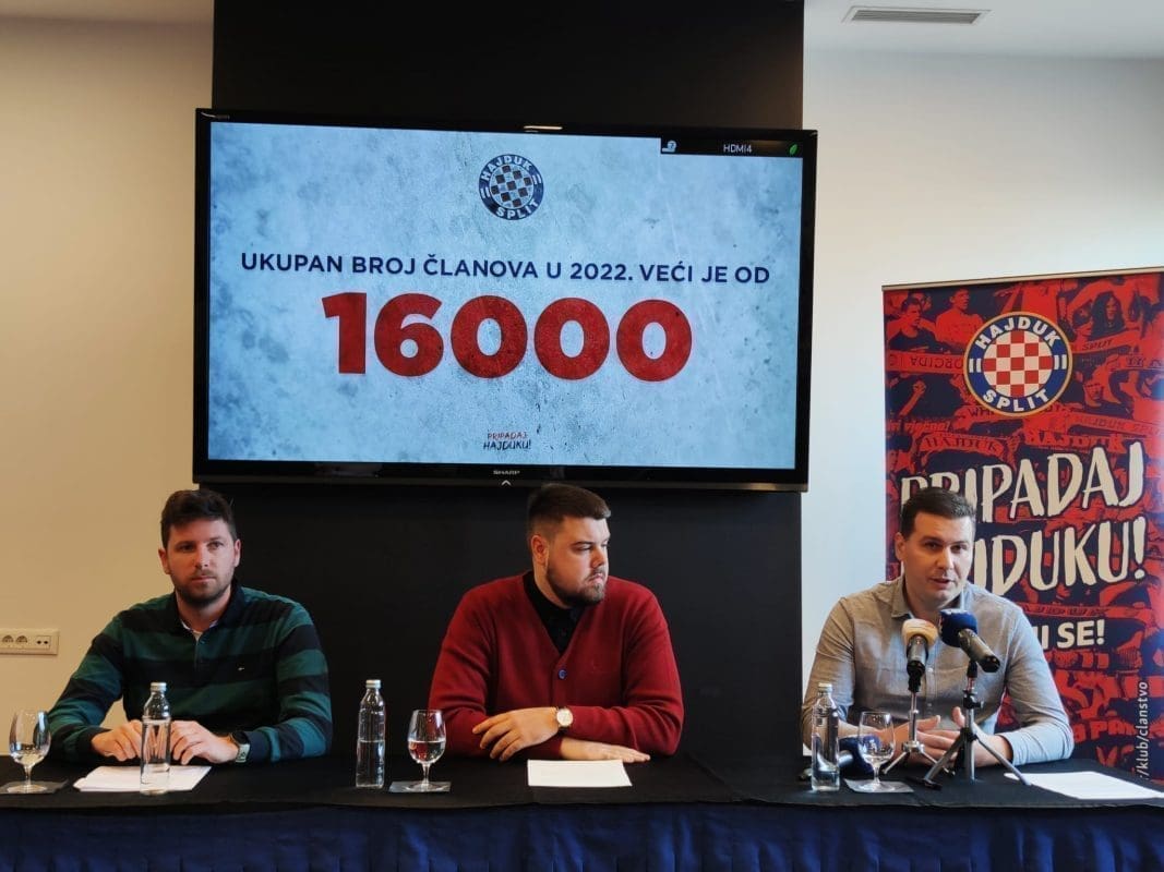 NAŠ HAJDUK: "Članovi najveća snaga s uplaćenih 22 milijuna kuna od članarina. Objavljen i termin redovnih izbora za Nadzorni odbor"