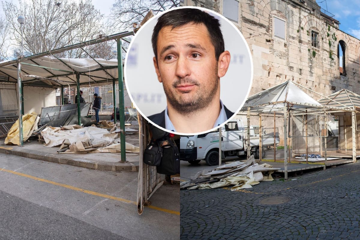 "VAŠAR" UZ DIOKLECIJANOVU PALAČU NESTAJE Gašparević: "Napravit ću sve što je u mojoj moći da trgovci imaju posla"