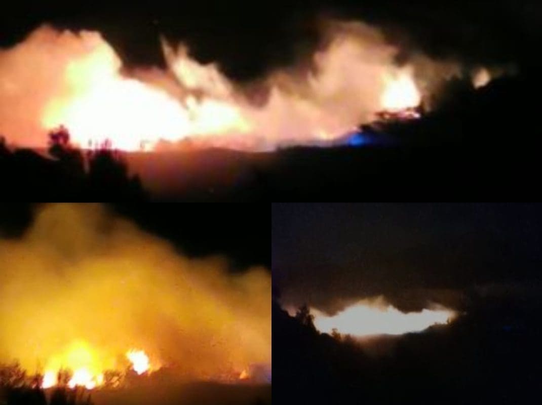 BESANA NOĆ ZA VATROGASCE Jaka bura i dalje potpiruje vatru na požarištu