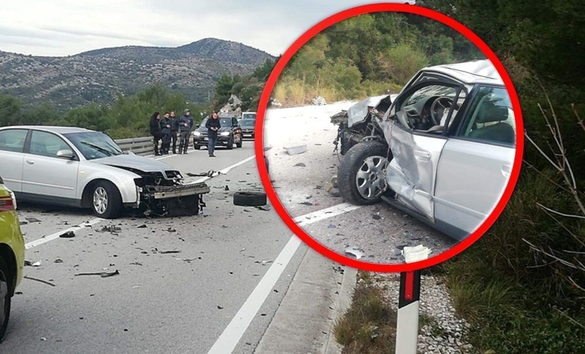 STRAVIČNI PRIZORI U DALMACIJI Došlo je do teške prometne nesreće, više osoba je ozlijeđeno