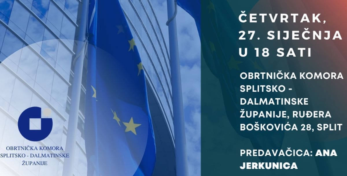 Radionica Obrtničke komore SDŽ: "Mogućnosti ostvarivanja bespovratnih sredstava za obrtnike"