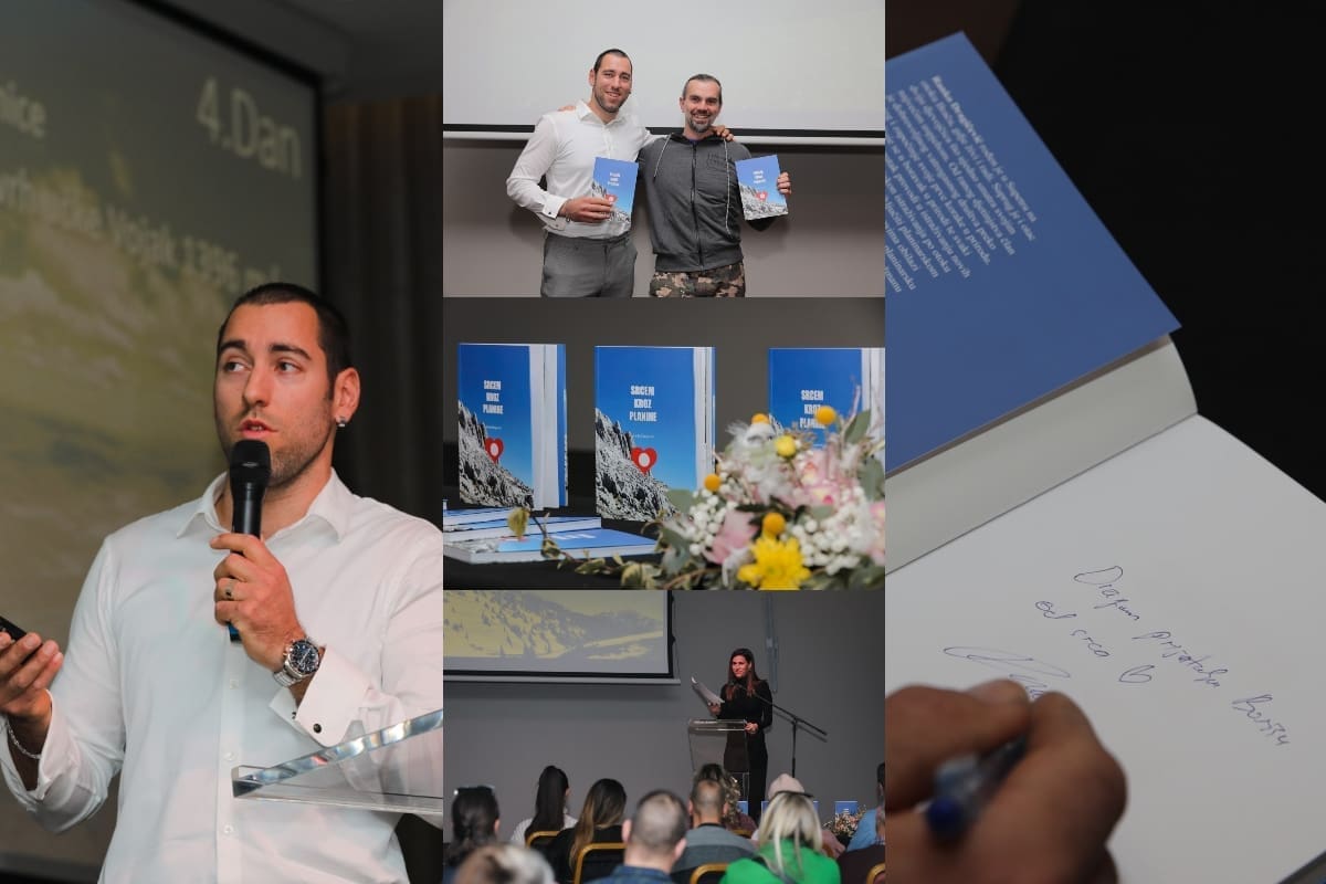 '1100 kilometara za 1100 terapija' Ranko Dragičević predstavio svoju knjigu 'Srcem kroz planine'