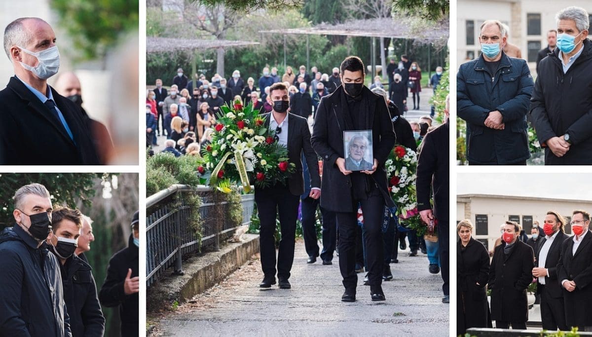 Ispraćen uz taktove "Bella ciao": Na Lovrincu pokopan Vinko Bajrović Capo