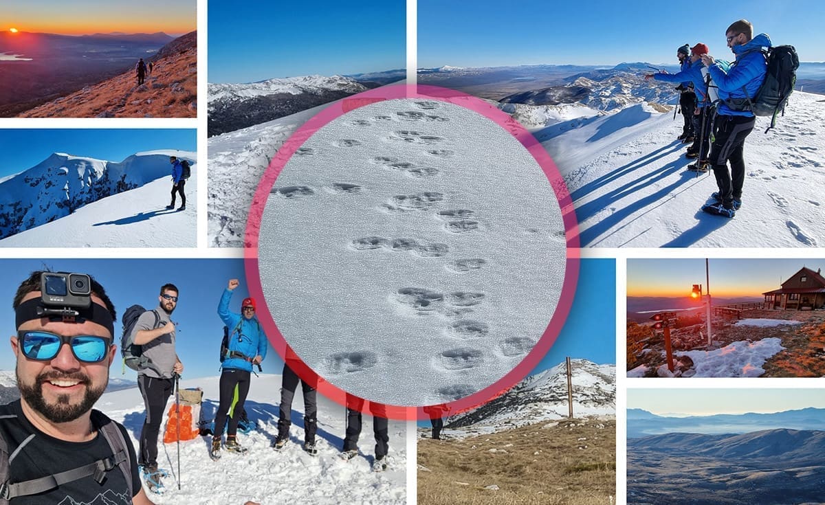 Splitski planinari se uputili na Dinaru i zaleđeni najviši vrh Troglav. Dočekalo ih iznenađenje s tragovima u snijegu