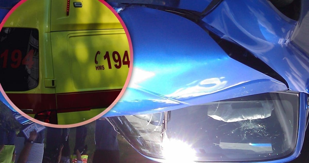 TRI OSOBE HITNO PREBAČENE U KBC SPLIT Auto završio na krovu