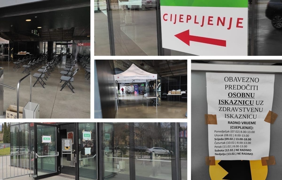 NESTVARNI PRIZORI U 'SPALADIUMU' Rano jutros nitko nije došao po svoj covid test ili po novu dozu cjepiva: "Tu su samo djelatnici i ja"