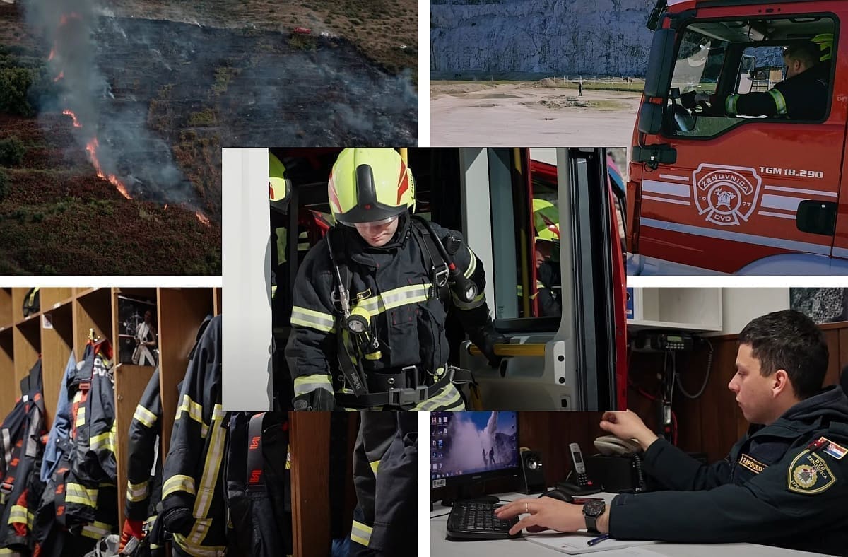 Žrnovački vatrogasci objavili zanimljiv promotivni video: Ovako izgleda izlazak na gašenje požara