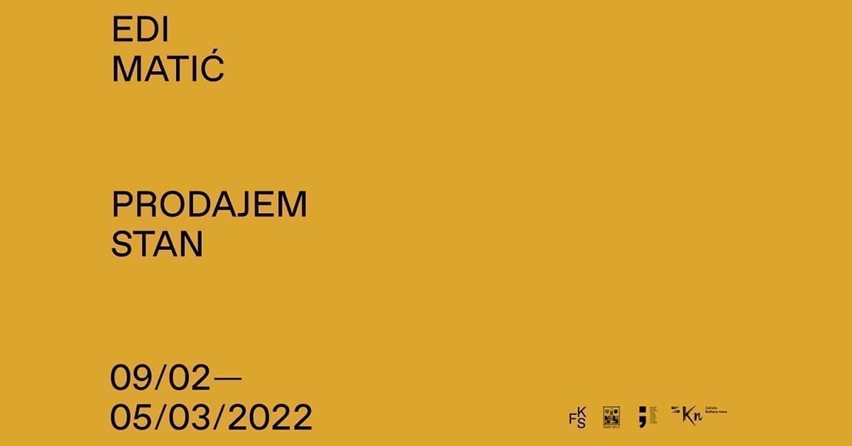 Izložba Edija Matića "Prodajem stan" u Fotoklubu Split