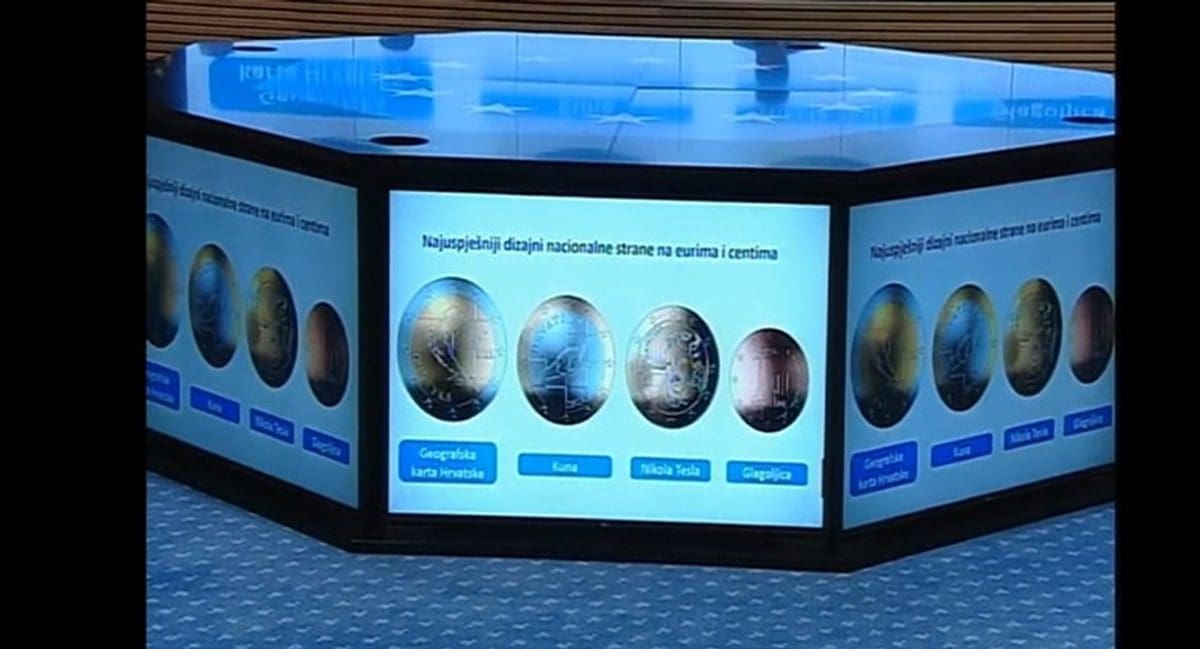 Ovo su naše kovanice eura: Na 2 eura karta Hrvatske, na 1 euro kuna, na cente Tesla i glagoljica