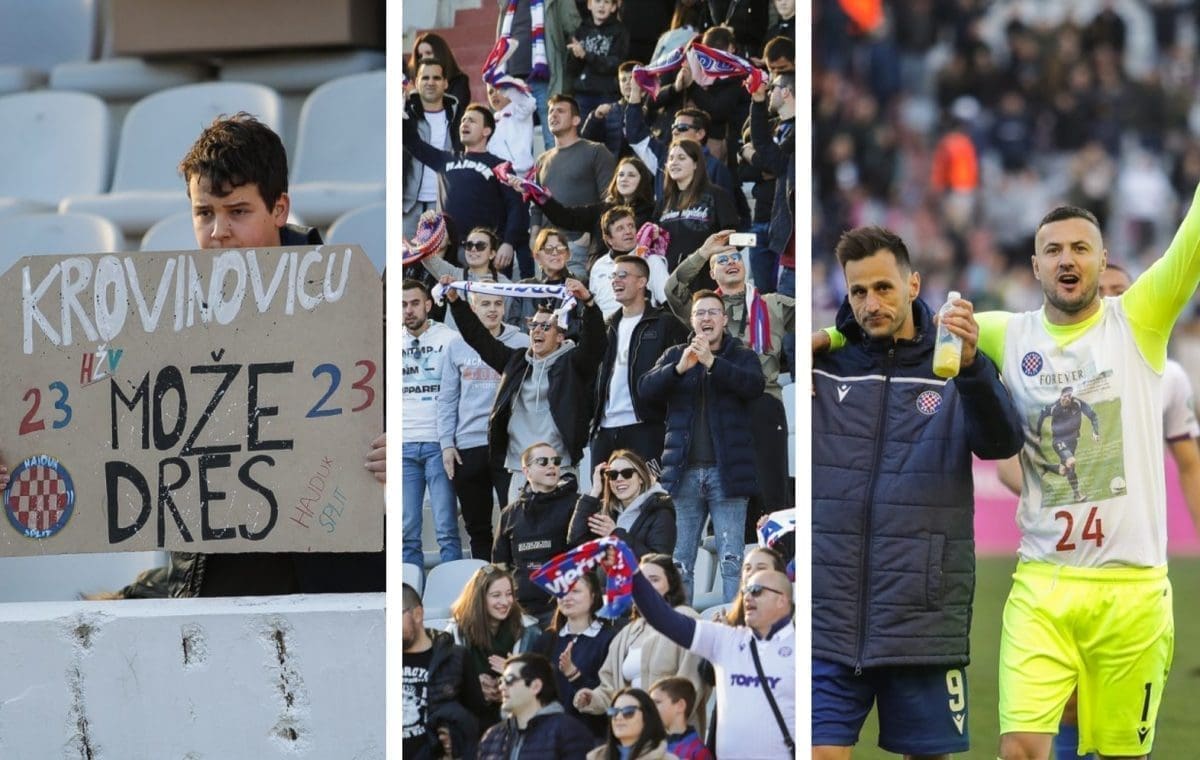 NEOPISIV OSJEĆAJ Velika fešta i emocije na Poljudu, Subašić i Kalinić zagrljeni proslavljali pobjedu: "Došle su mi suze na oči..."