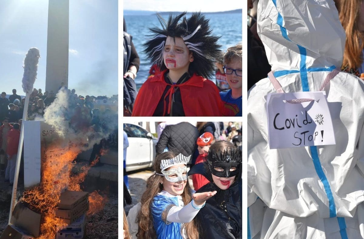 SHOW U KAŠTELIMA Djeca zapalila dječjeg krnju i poslali urnebesnu poruku: "Antigenko mali! Znan da mi oćeš dobro svako"