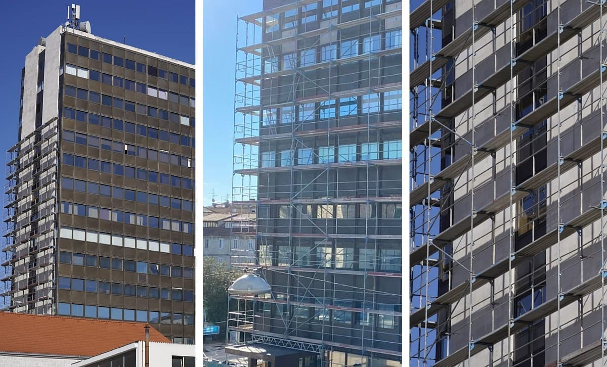 PRESVLAČI SE "KOTEKSOV" NEBODER S 13 KATOVA Kraj radova planiran do lipnja, ako što ne zapne, cijena prava sitnica