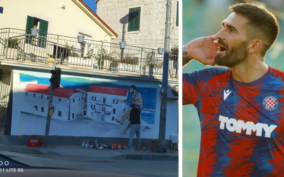 'LUDILO' NADOMAK SPLITA Navijače Hajduka 'zaludio' je Livaja, pogledajte kako danas izgleda mural za legendarnog nogometaša