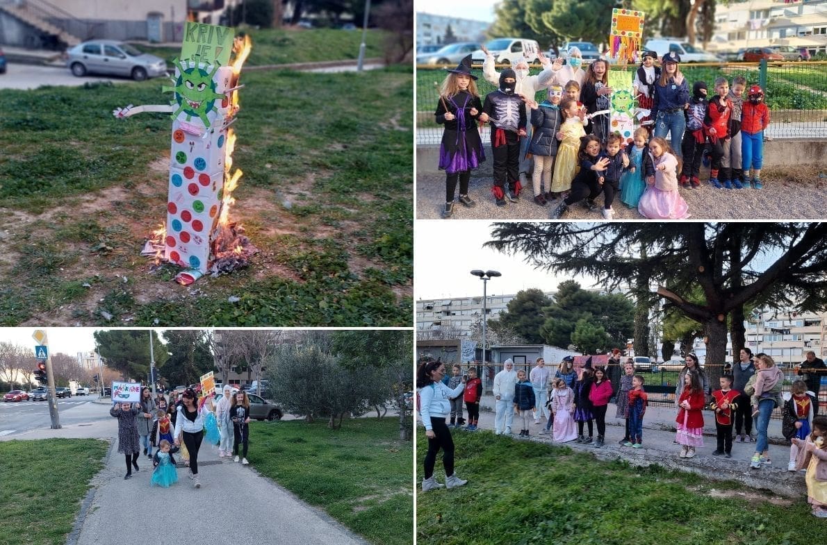 ZNAKOVITE PORUKE Djecu iz Splita pitali za što im je sve kriv 'krnjo': "Zato što su se ljudi zarazili, zbog poplava, potresa... Idemo ga zapaliti"