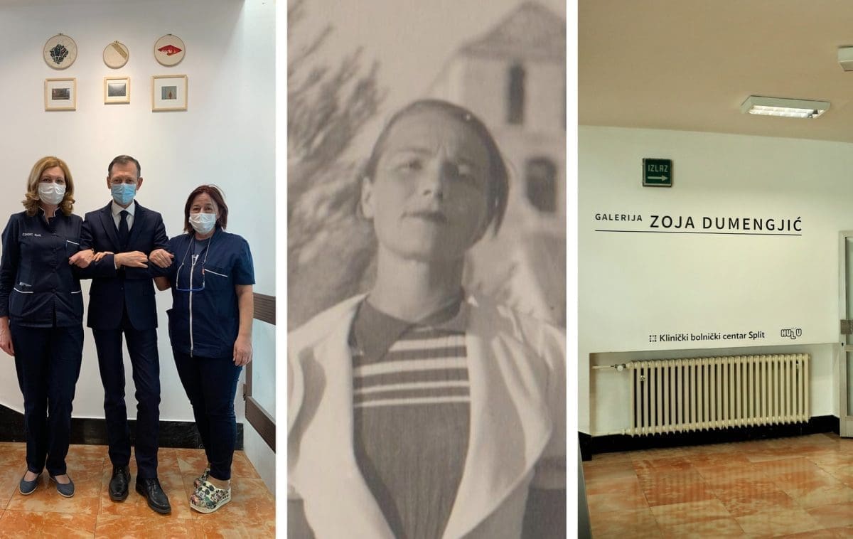 Ususret Danu bolnice u KBC-u Split uspostavljena Galerija Zoja Dumengjić