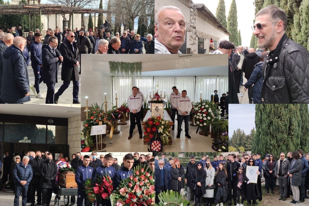 RIJEKA EMOCIJA NA LOVRINCU Na posljednji počinak ispraćen legendarni Hajdukov nogometaš Željko Mijač