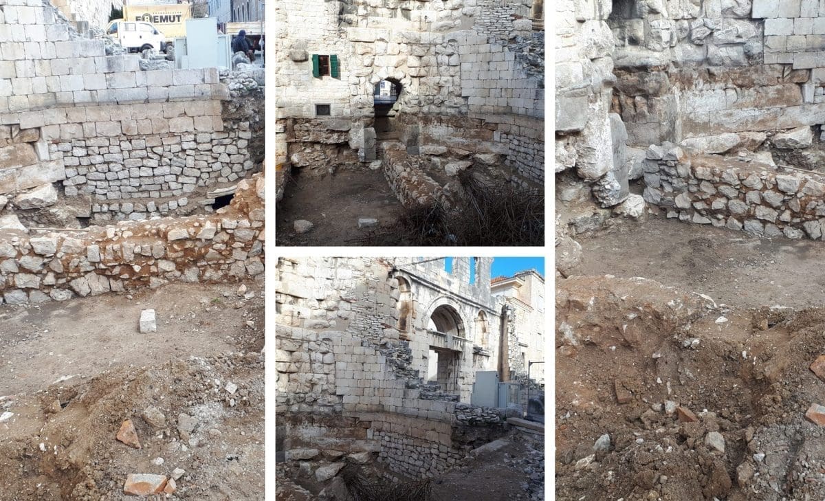 PAZAR VRLO SKORO U NOVOM RUHU Radi se punom parom, Hrvojeva je i dalje raskopana. Evo današnjih prizora iz centra Splita...