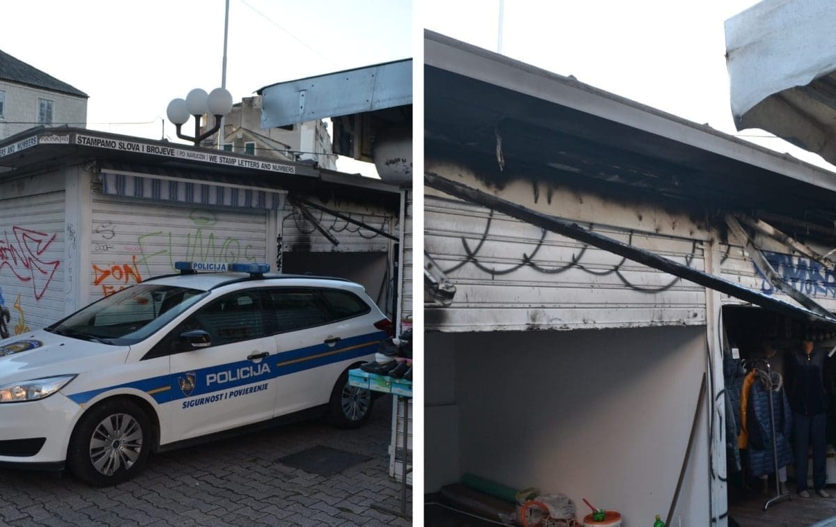 ZAVRŠEN OČEVID Požar na splitskom Pazaru je podmetnut