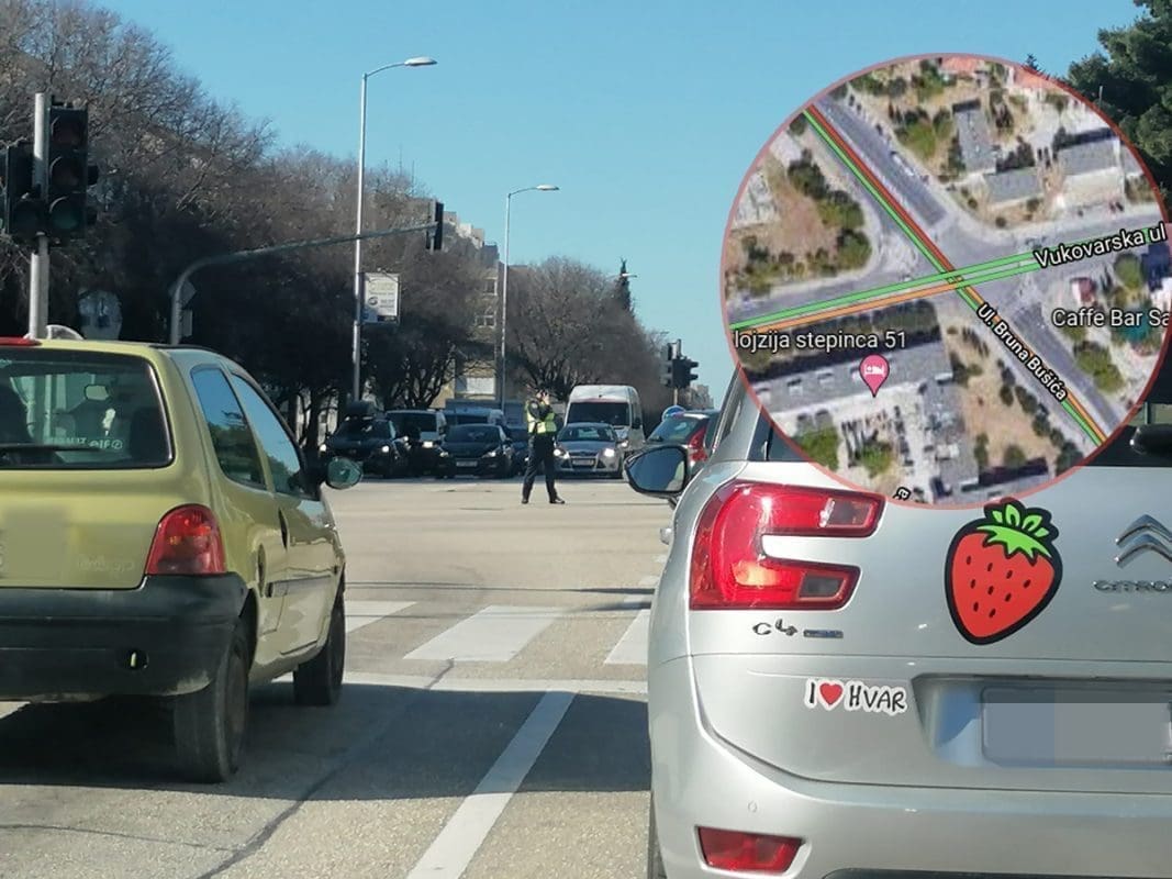 PROMETNA NA SUĆIDRU Sudar automobila i motocikla, jedna osoba teško ozlijeđena