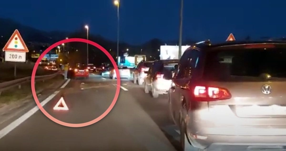 PROMETNA NA ULAZU U SOLIN Auto udario u ogradu, vozači upozoravaju na gužve