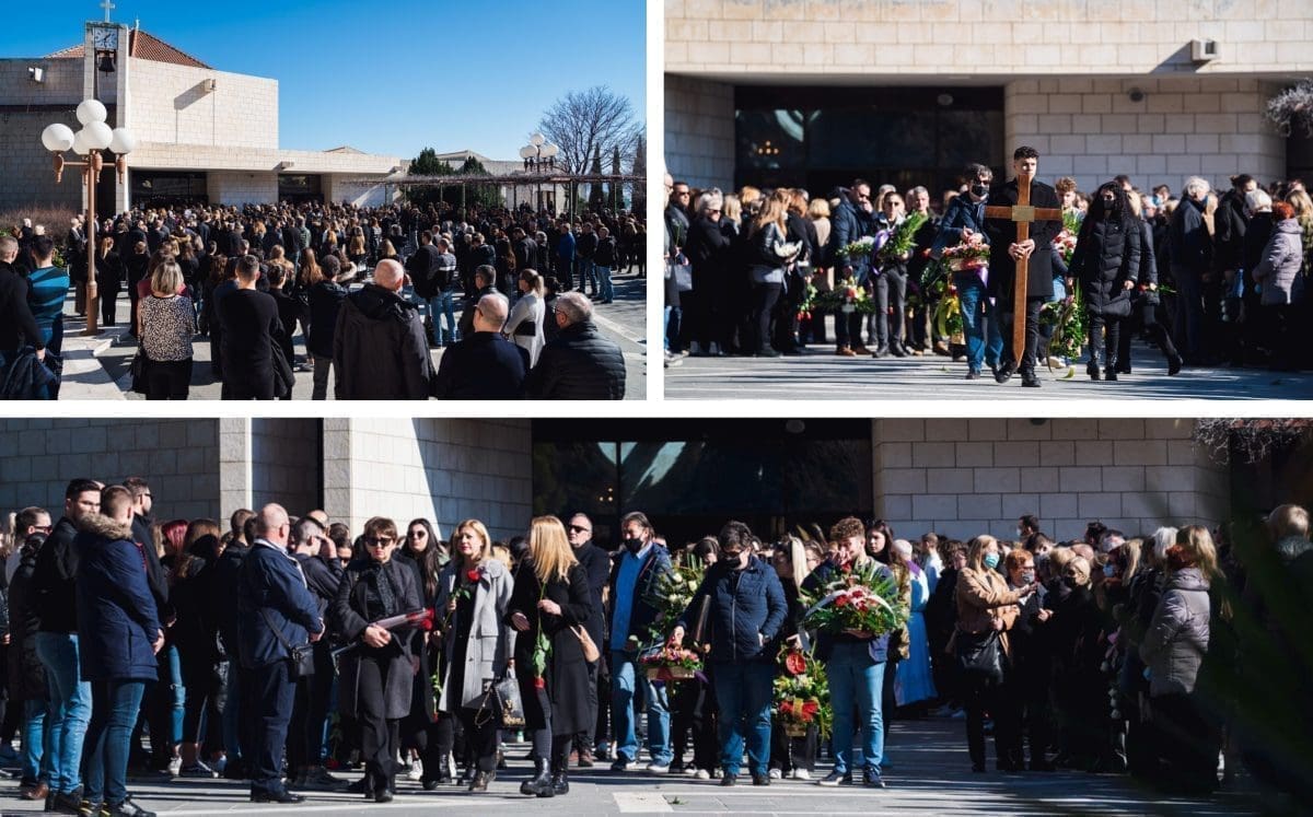 OGROMNA TUGA NA LOVRINCU More ljudi oprostilo se od omiljene nastavnice