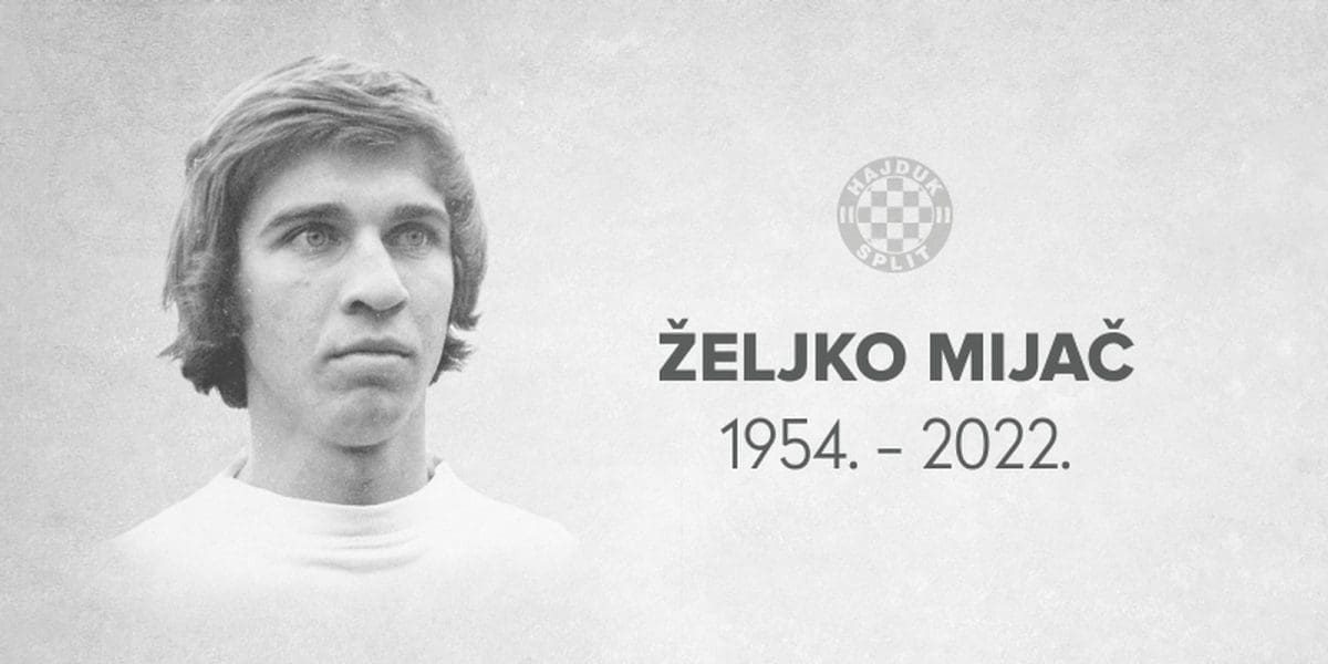 GOLEMA TUGA U HAJDUKU Preminuo bivši nogometaš i trener: "Pozdravi nam u vječnosti Tvoje i naše iz zlatne generacije"
