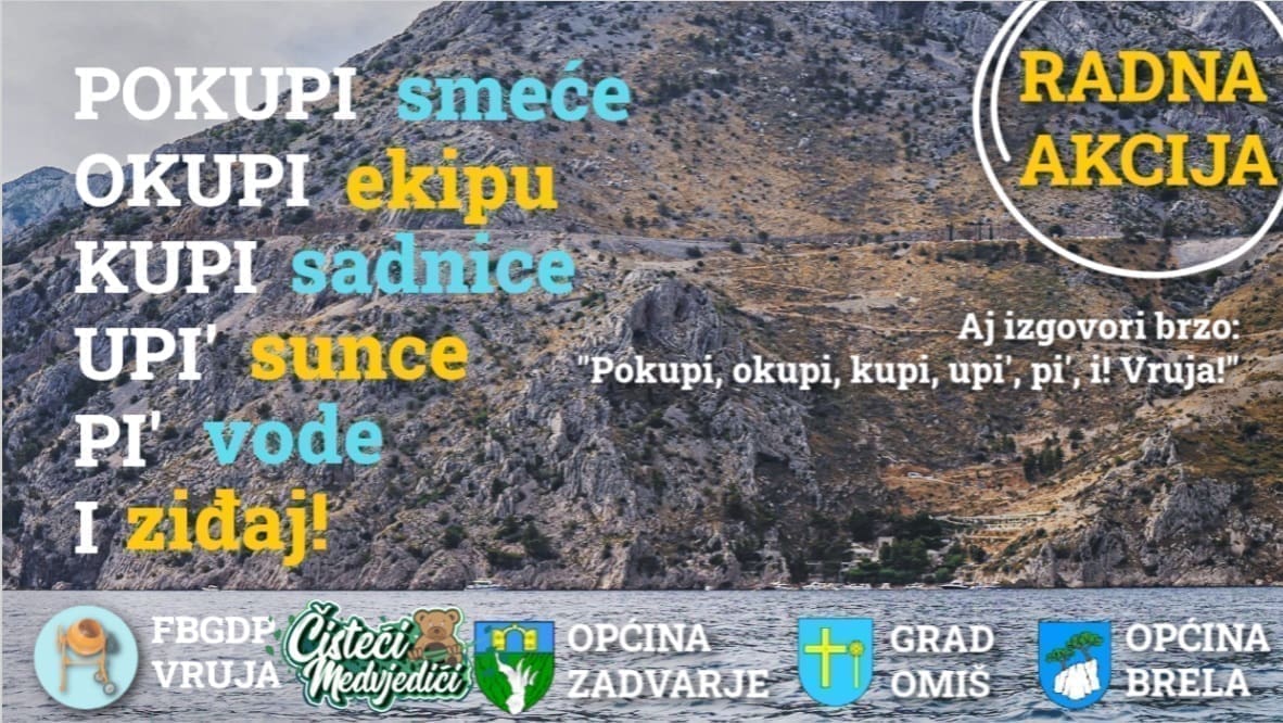 Velika radna akcija na Vruji okuplja volontere iz cijele države