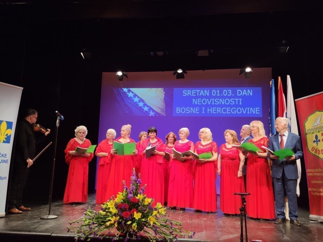 Bošnjaci u Splitu proslavili 30 godina neovisnosti Bosne i Hercegovine