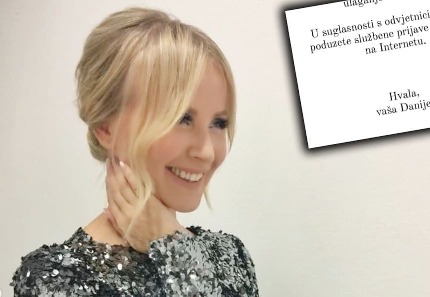 DANIJELA ANGAŽIRALA ODVJETNIKA "Molim vas da ne nasjedate"