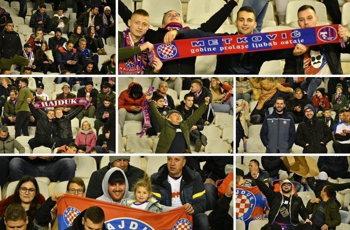 PRAVA LUDNICA JE NA POLJUDU Navijači žive za Hajduka, pogledajte prizore s tribina