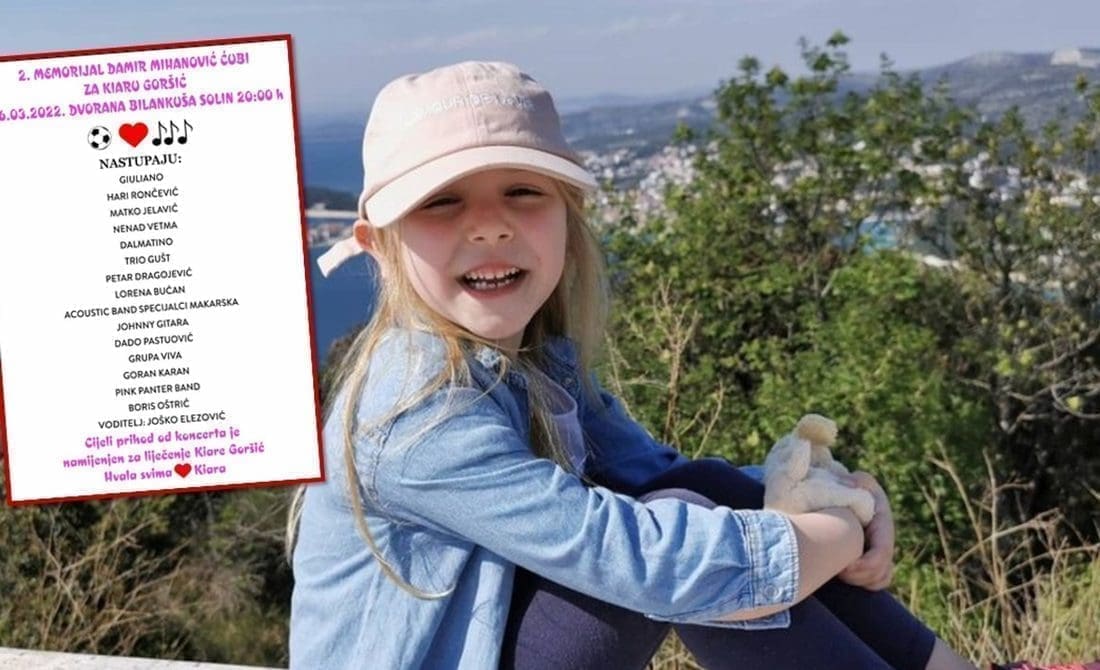 ONA JE UJEDINILA HRVATSKU Djevojčica Kiara stiže u Solin, njezin tata obratit će se prisutnima: "Uvijek ovakvi koncerti budu emotivni, a bit će i sad"