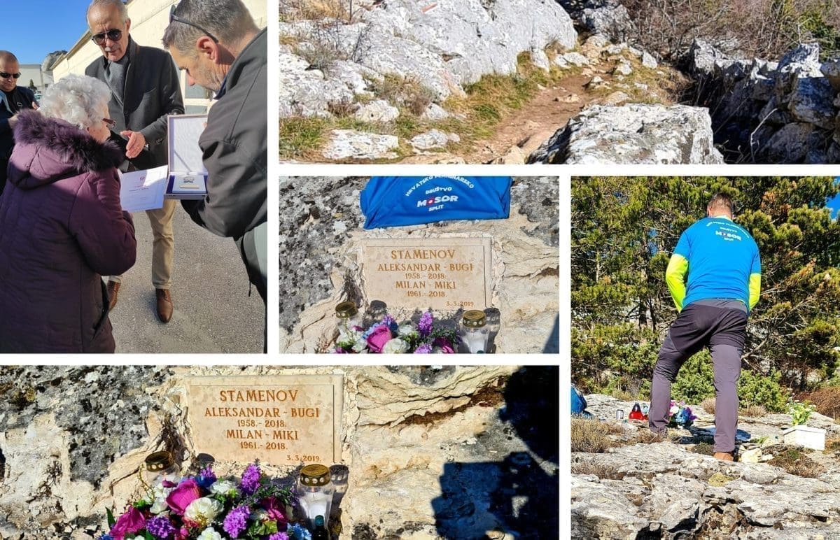 TUŽNA OBLJETNICA Članovi HPD-a Mosor prisjetili se braće Stamenov: "Nezamislivo je bilo doći na Dom i ne vidjeti više njihova draga lica. Otišli su naši Miki i Bugi, zajedno"