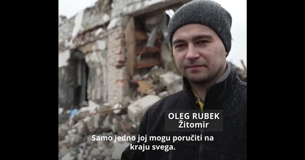 GOLEMA TUGA I BOL Olegu umrla žena u ruskom bombardiranju: "Nadam se da je njena smrt bila brza"