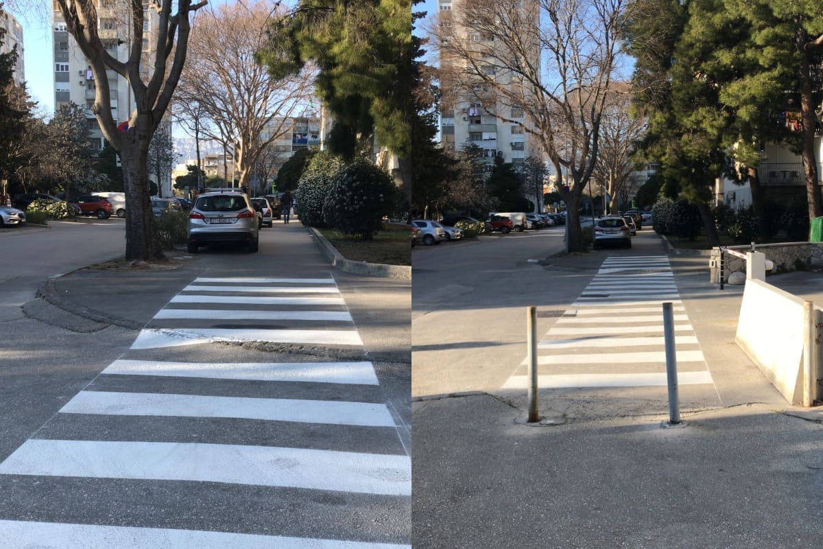 INOVACIJA IZ SPLITA Prijelaz u dužem ruhu: "Kad se zaigraš bojom pa ti pobigne pješački priko mire"