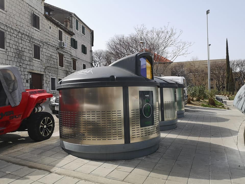 Polupodzemni spremnici za otpad postavljeni na 15 lokacija u Splitu