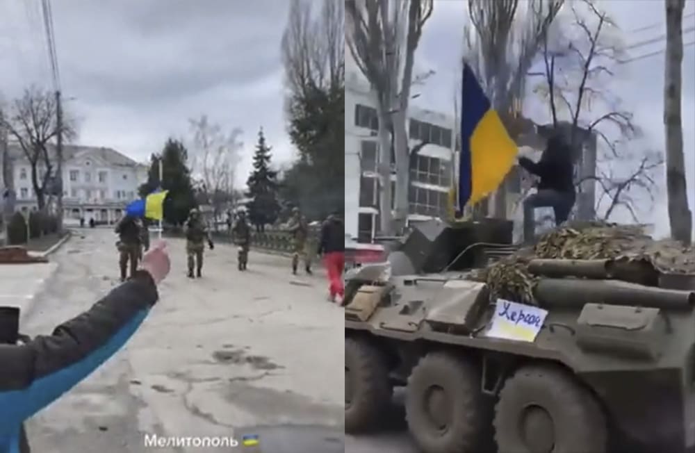 NEVJEROJATNO Rusi pucaju u zrak da uplaše prosvjednike, Ukrajinci se penju na tenkove i mašu zastavama