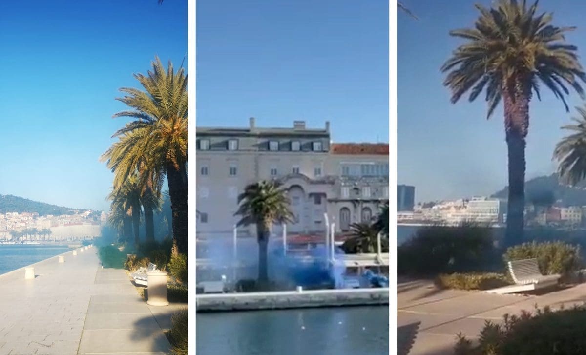 RIVA U PLAVIM BOJAMA DINAMA Kako su Boysi izveli navijačku akciju u centru Splita? Doznali smo sve detalje: "Doveli su hostese, ljudima su dijeli letke..."