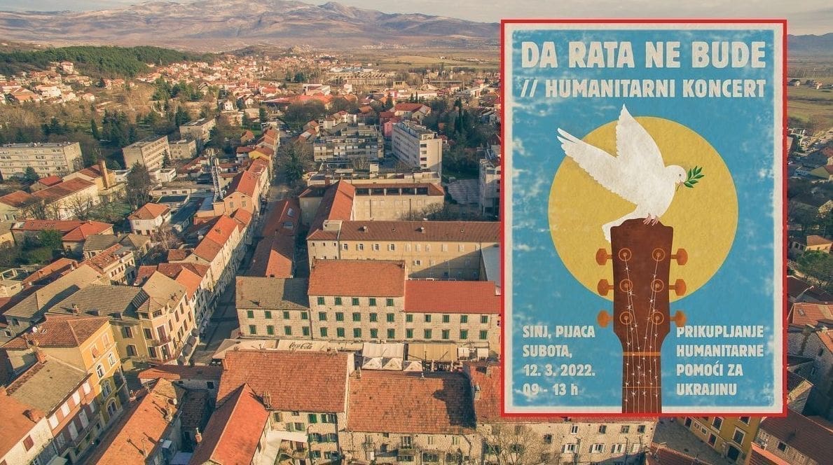 SINJ UZ UKRAJINU U subotu se organizira humanitarni koncert, evo kako i vi možete pomoći