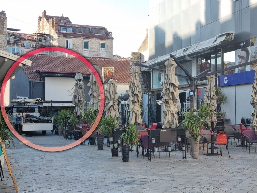PULJKOVA "METLA" IDE DALJE Poznati splitski kafić u samom centru grada uklonio ostakljenu terasu