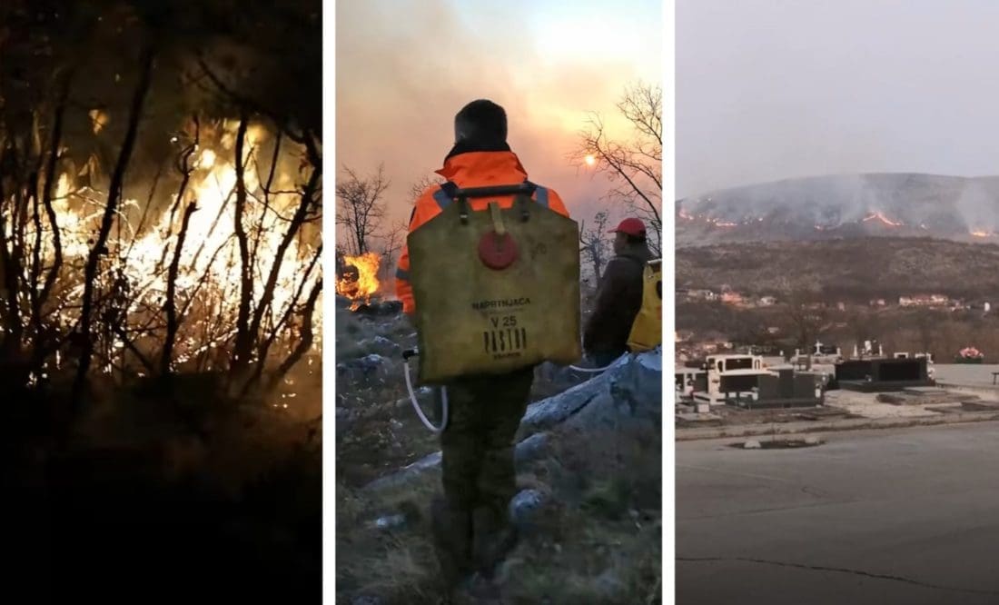 Policija uhitila dvije osobe koje su u Dalmaciji skrivile požare paleći korov u polju