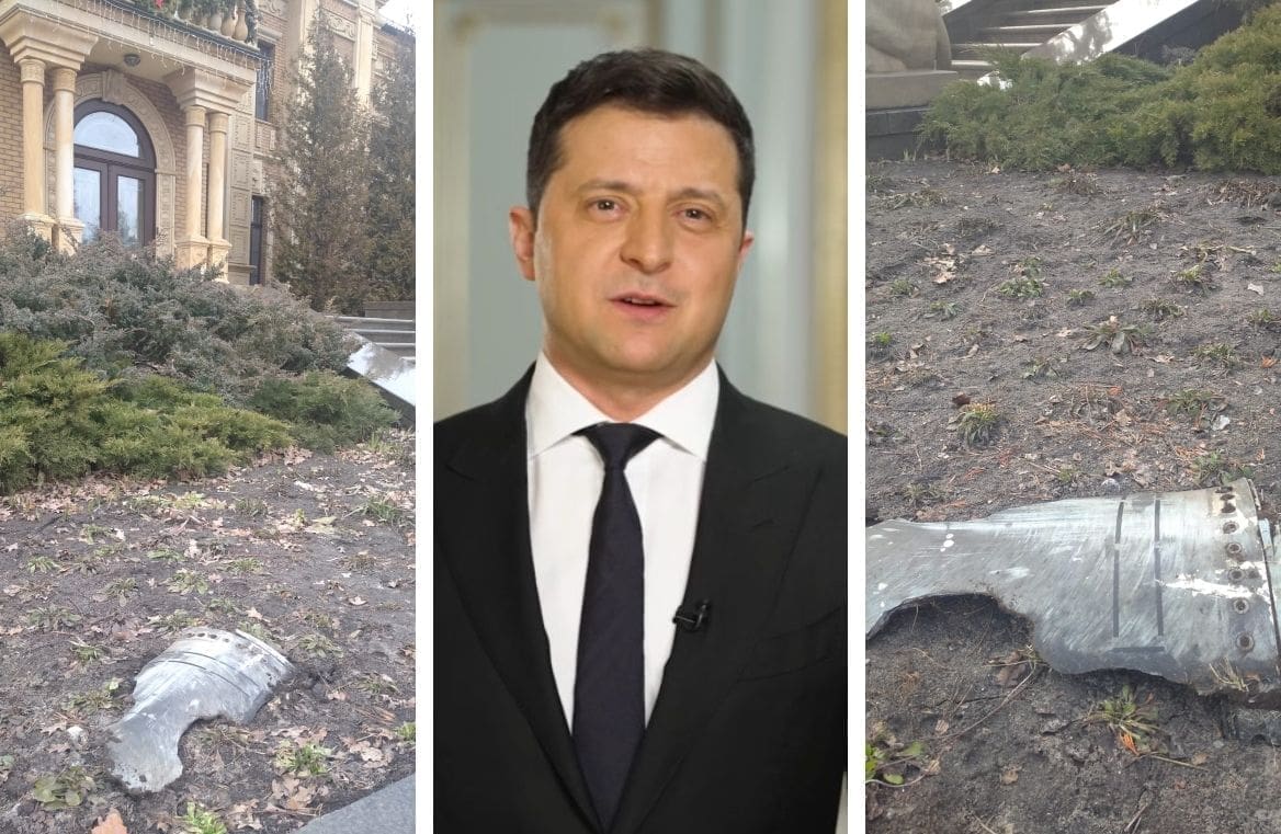 ŠTO SE DOGAĐA? U dvorište ukrajinskog predsjednika Zelenskog pao fragment projektila