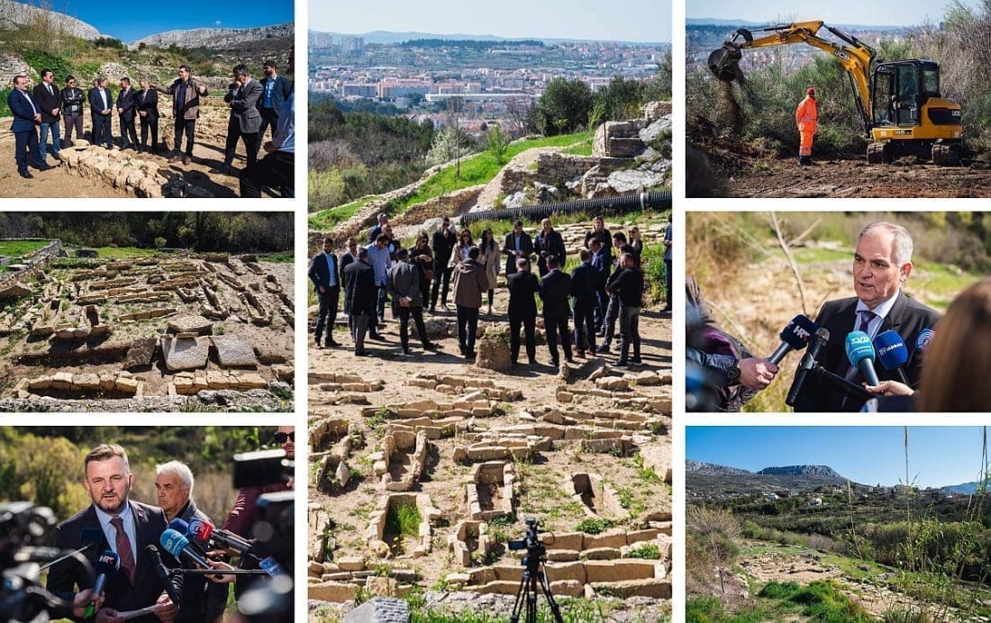 NIČE ODMARALIŠTE NA STAROJ KLIŠKOJ CESTI Počeli radovi na arheološkom lokalitetu "Rižinice", bit će to raj za putnike