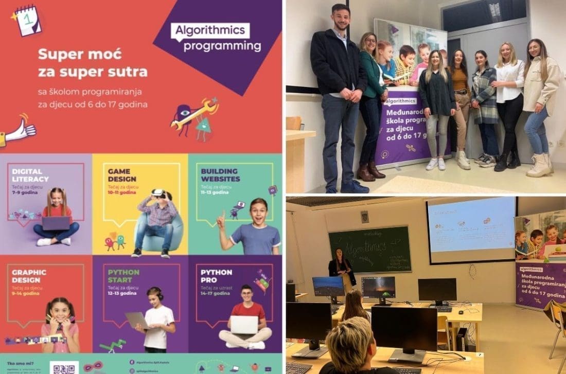 NAKON 300 GRADOVA DILJEM SVIJETA, STIŽE I U SPLIT Međunarodna škola programiranja za djecu Algorithmics otvara svoja vrata