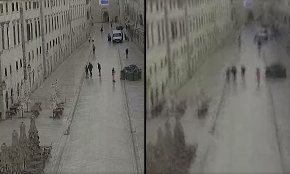 (VIDEO) JEZIVA SNIMKA Epicentar u BiH: Kamera snimila snažni potres na Stradunu