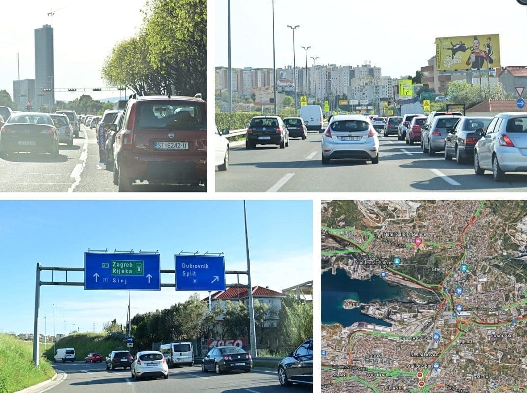 AKO NE MORATE, NE PUTUJTE U SPLIT Kolaps na prilazima gradu!